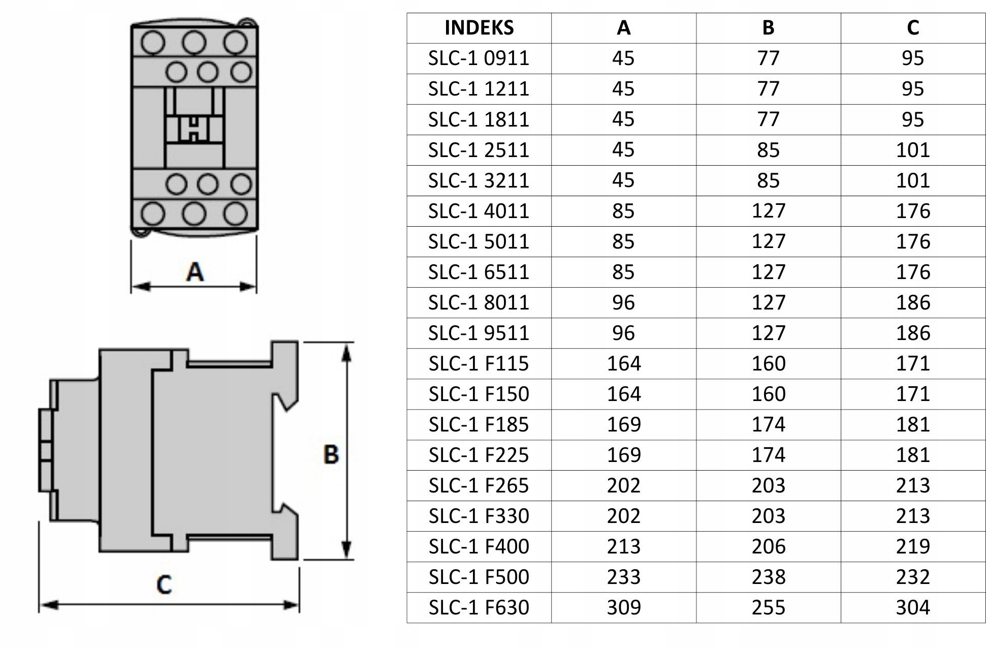 Stycznik LC1 D18E7 (7,5kW 18A) cewka 48V AC