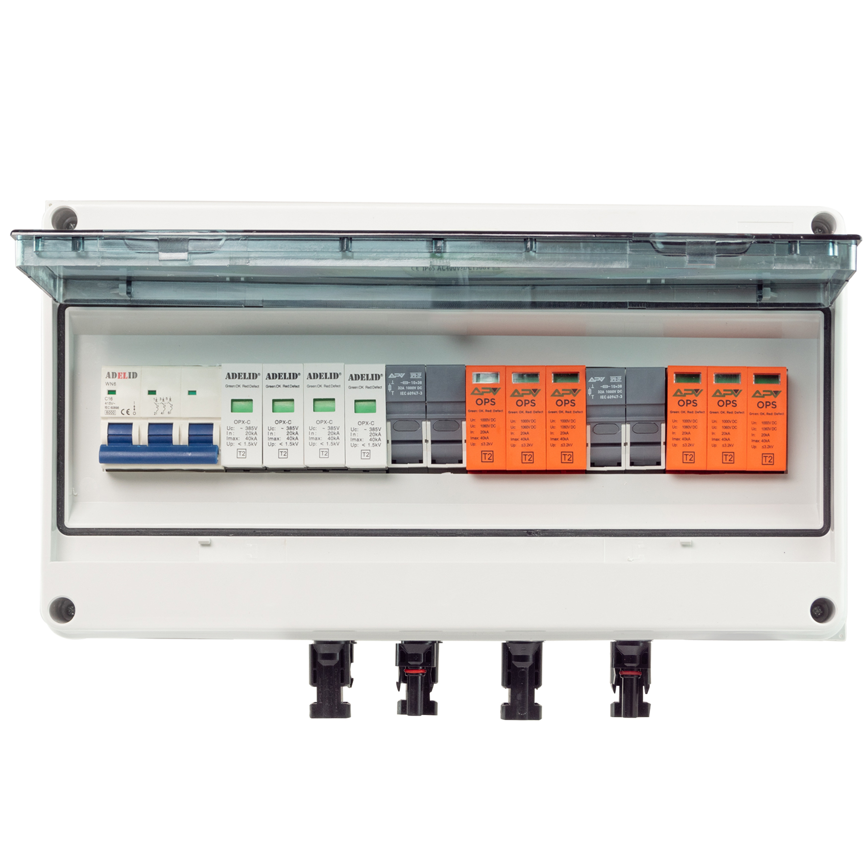 Rozdzielnica PV 1000V DC/AC 2 STRINGI Fotowoltaiczna