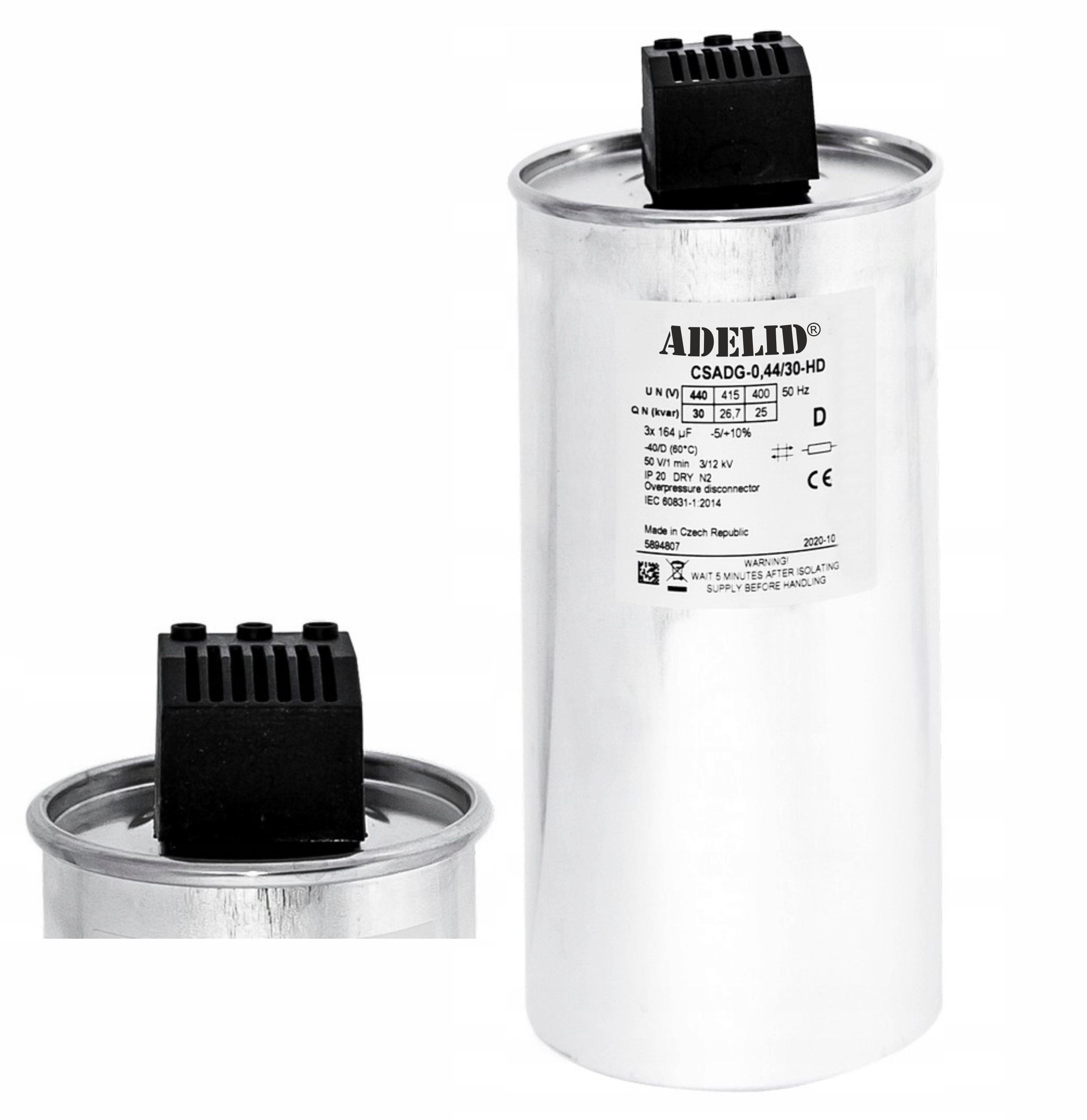 Kondensator do kompensacji mocy biernej 30kVAr 440V