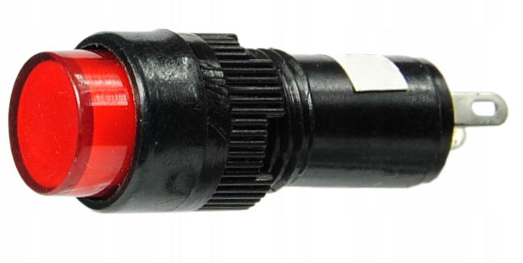 Lampka kontrolka sterownicza czerwona  LED 24V 10MM