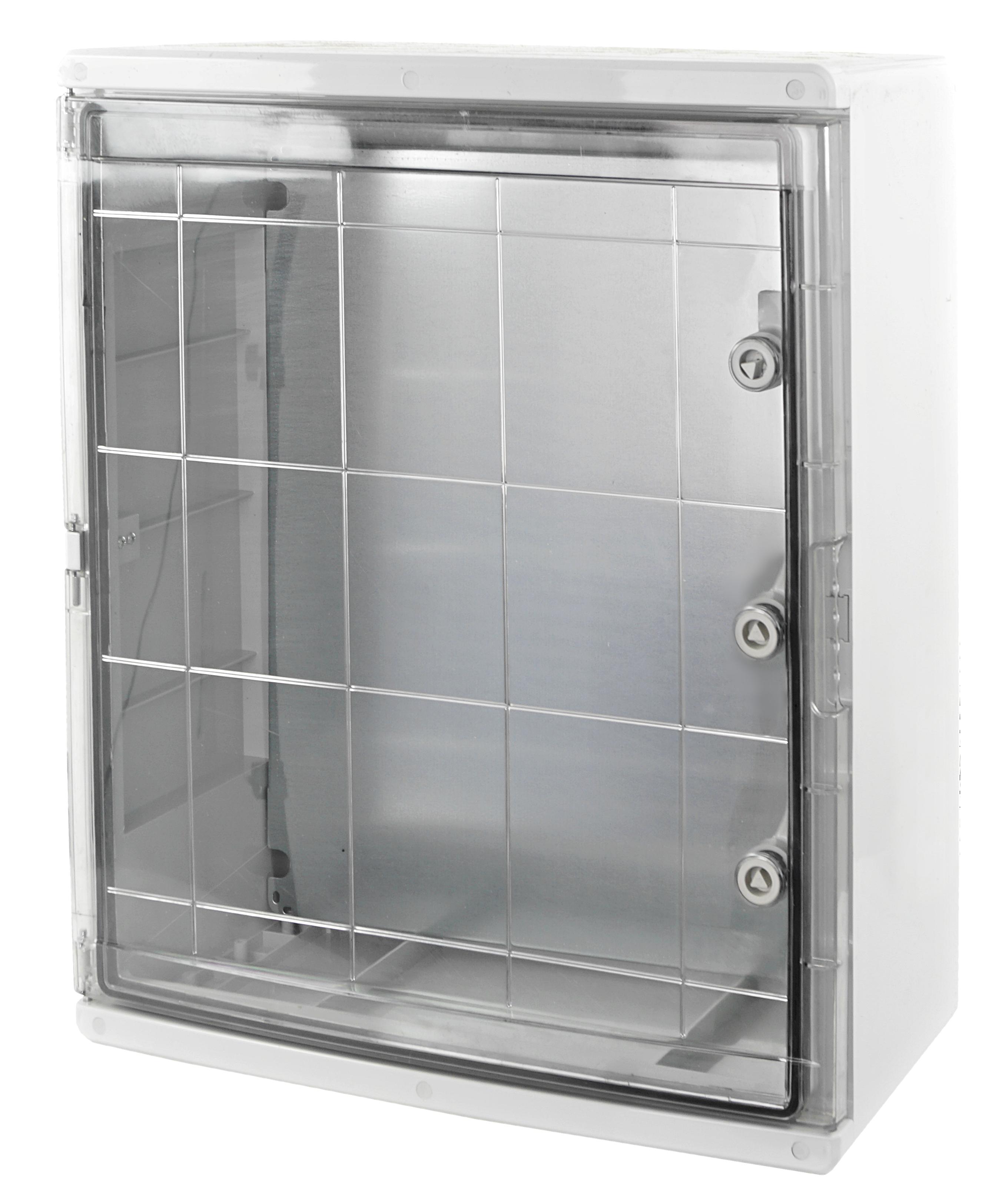 ROZDZIELNIA SKRZYNKA OBUDOWA ELEKTRYCZNA ABS PRZEZROCZYSTA IP65 80x60x26