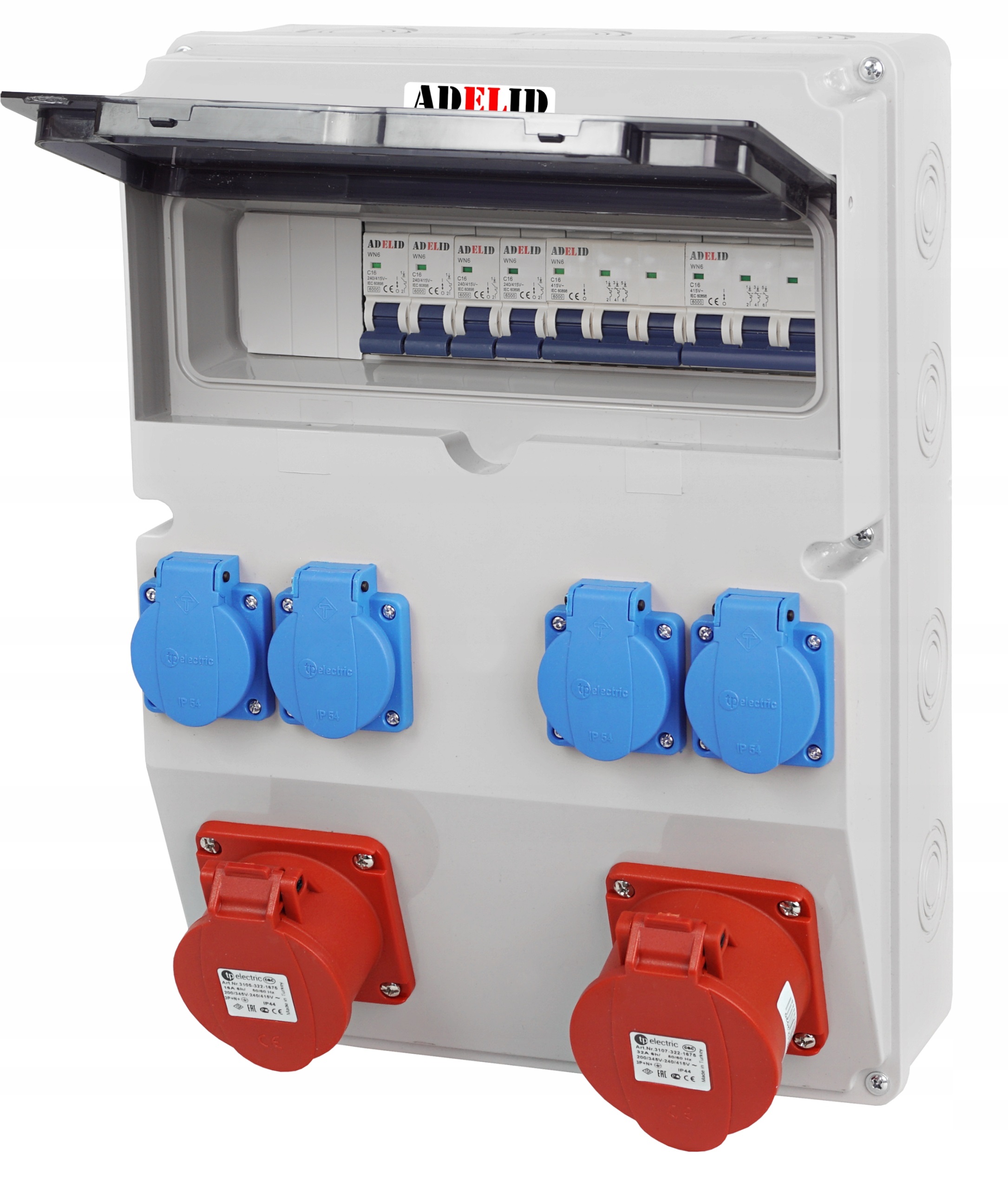 Rozdzielnica RSP 2X 16A 5P 4X 230V