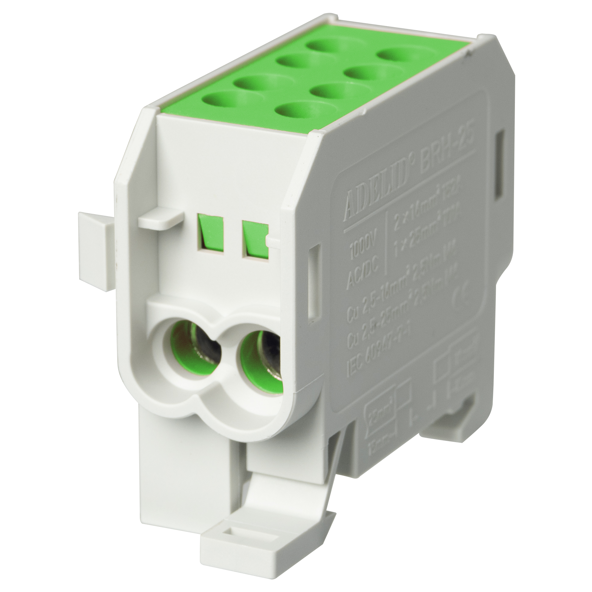 Blok Rozdzielczy Odgałęźny Al/CU 25 Zielony