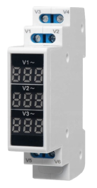 Wskaźnik Napięcia 3F Cyfrowy 80-500V PSMV/3 100