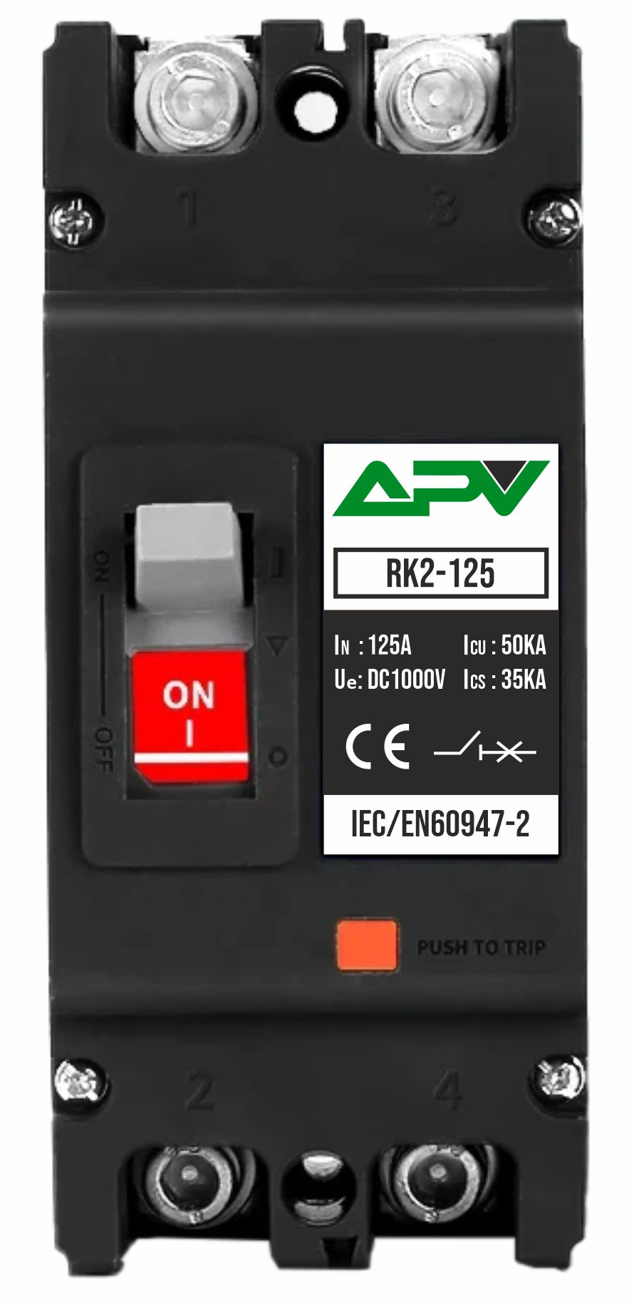 ROZŁĄCZNIK PRĄDU STAŁEGO PV MCCB 125A 1000V DC BEZPIECZNIK MAGAZYN ENERGII