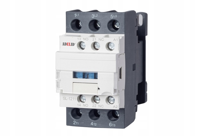 STYCZNIK MOCY 12A PRĄDU PRZEMIENNEGO Z CEWKĄ 400V AC 3P 1NO 1NC