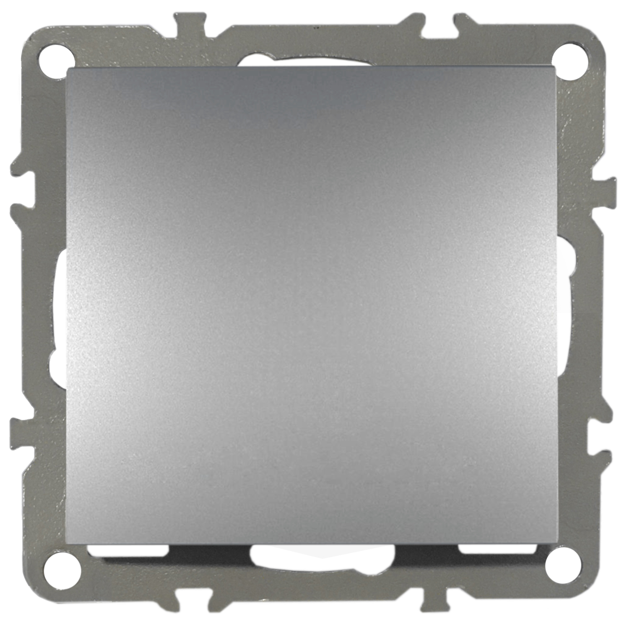 WŁĄCZNIK ŚWIATŁA POJEDYNCZY SZARY KRZYŻOWY